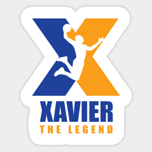 Xavier Custom Player Basketball Your Name The Legend T-Shirt Sticker